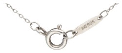  Tiffany & Co. zilveren collier met 'Full Heart' hanger.