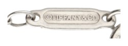  Tiffany & Co. zilveren collier met 'Full Heart' hanger.