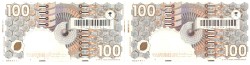 Nederland. 10x 100 gulden. Bankbiljet. Type 1992. Type Steenuil. - Zeer Fraai.