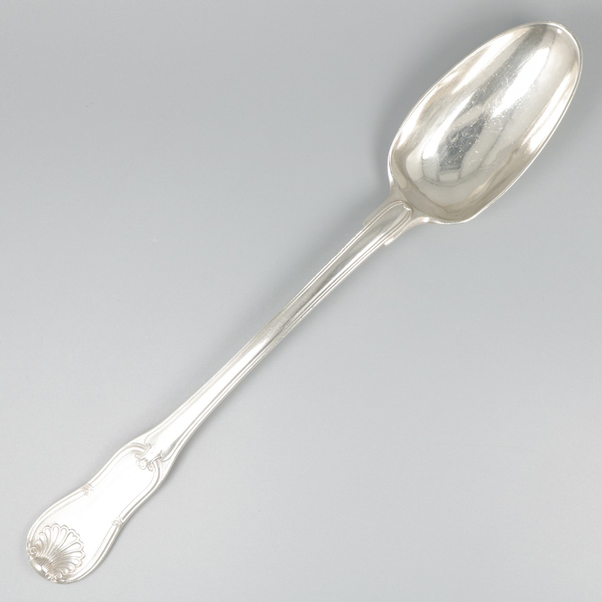 Serveerlepel (Parijs, ca. 1766) zilver.