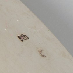 Rijstlepel zilver.