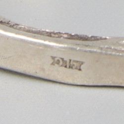 Druivenschaar zilver.