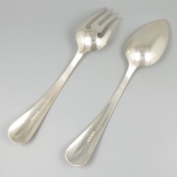 Slacouvert zilver.