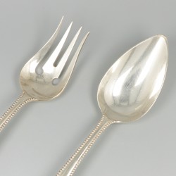 Slacouvert zilver.