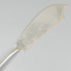 Vis-serveerset zilver.