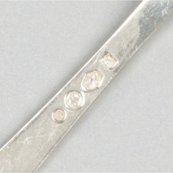 12-delige set visbestek zilver.