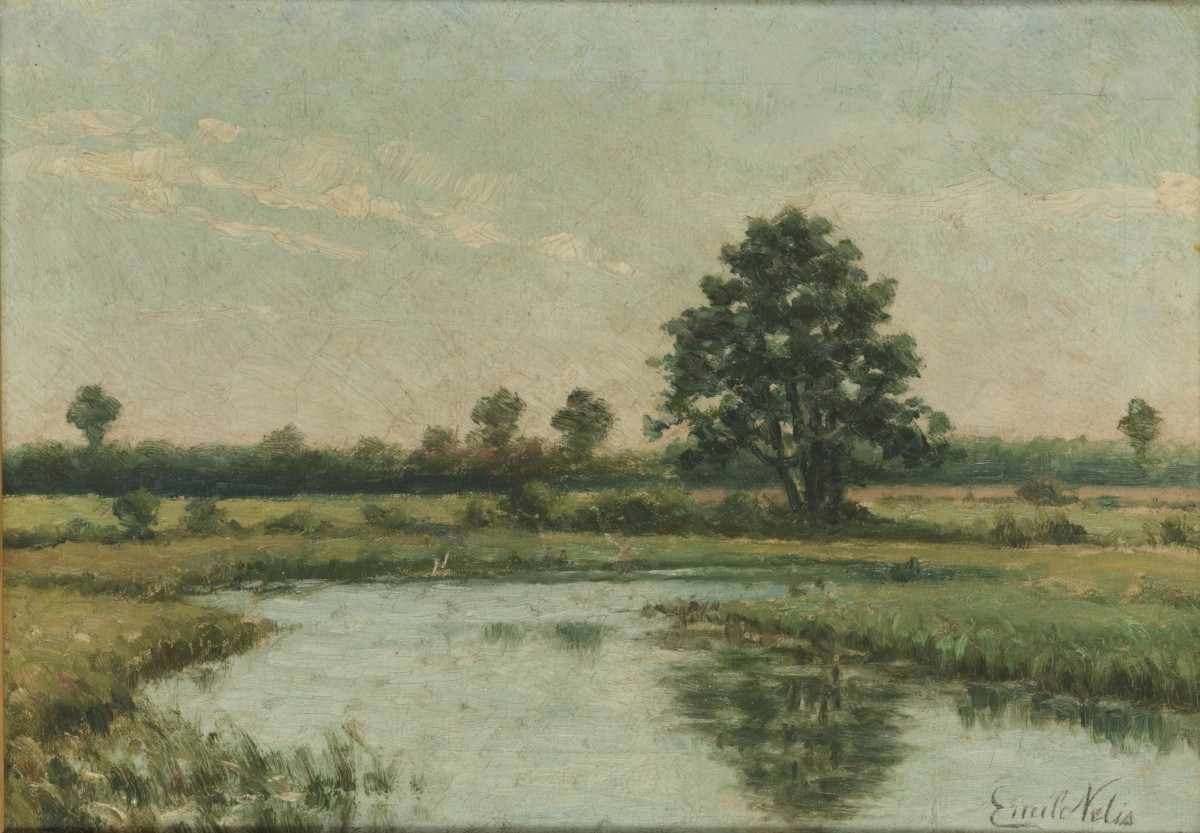 Emile Nelis XIX, Polderlandschap.