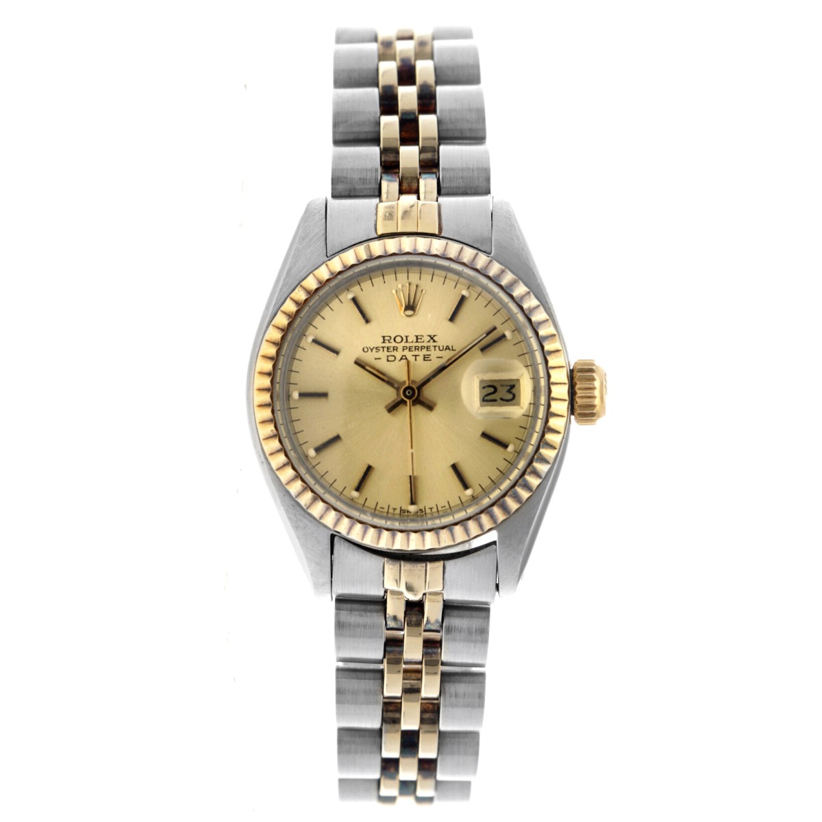 No Reserve - Rolex Oyster Perpetual Date 6917 - Dameshorloge - 1978.