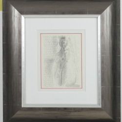 Picasso, Pablo (1881-1973) "Seated Nude", naar ets uit 1931, herkomst: 'Suite Vollard'1956, druk: Verlag Gerd Hatje, Stuttgart 1956.