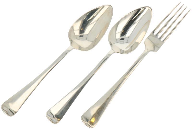 (3) Haags Lofje zilver.