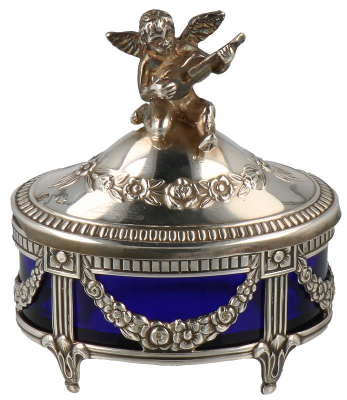 Zoutkelder zilver.