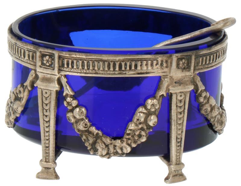 Zoutkelder zilver.