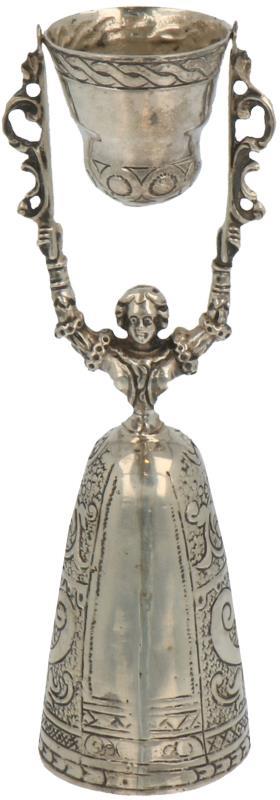 Bruidsbeker zilver.