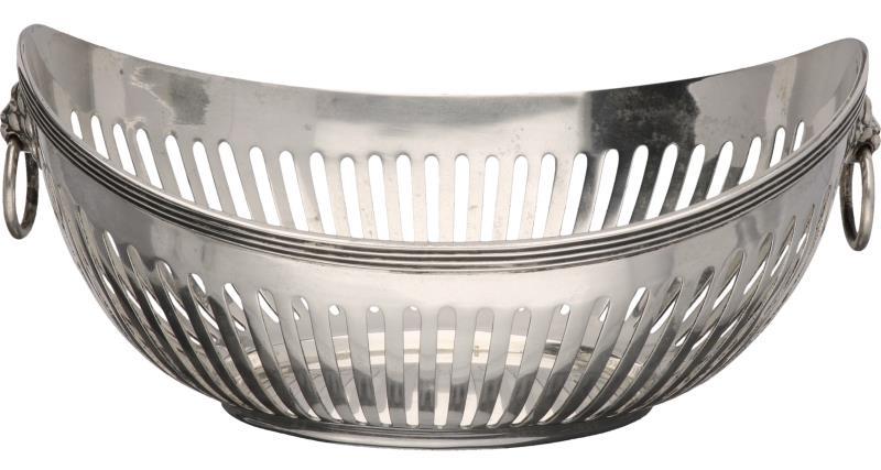 Bonbonmandje zilver.
