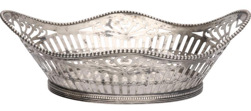 Bonbonschaaltje zilver.