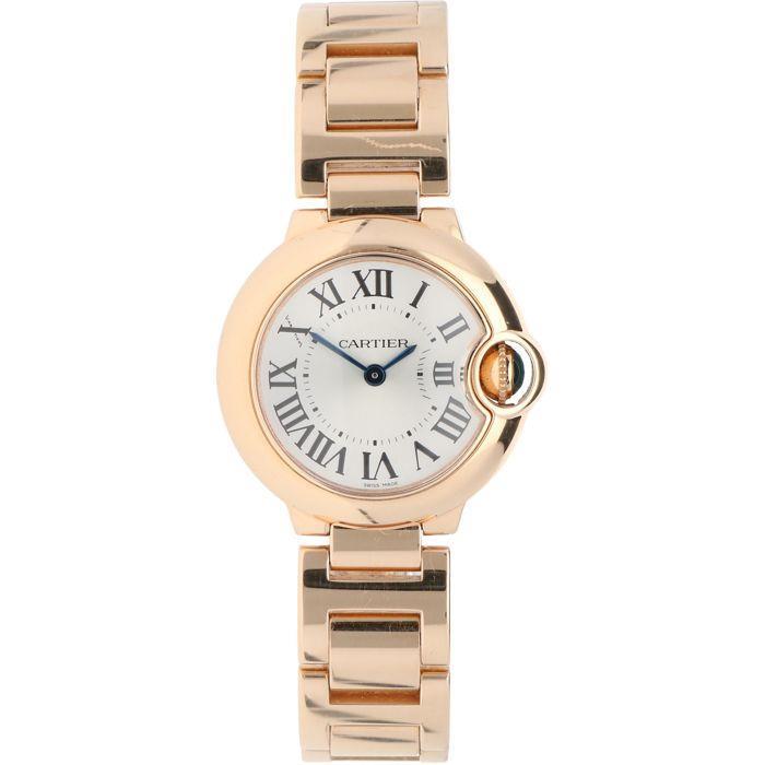 Kavel 889 Cartier Ballon Bleu 3007 Dameshorloge Quartz. Goudwisselkantoor Veilingen