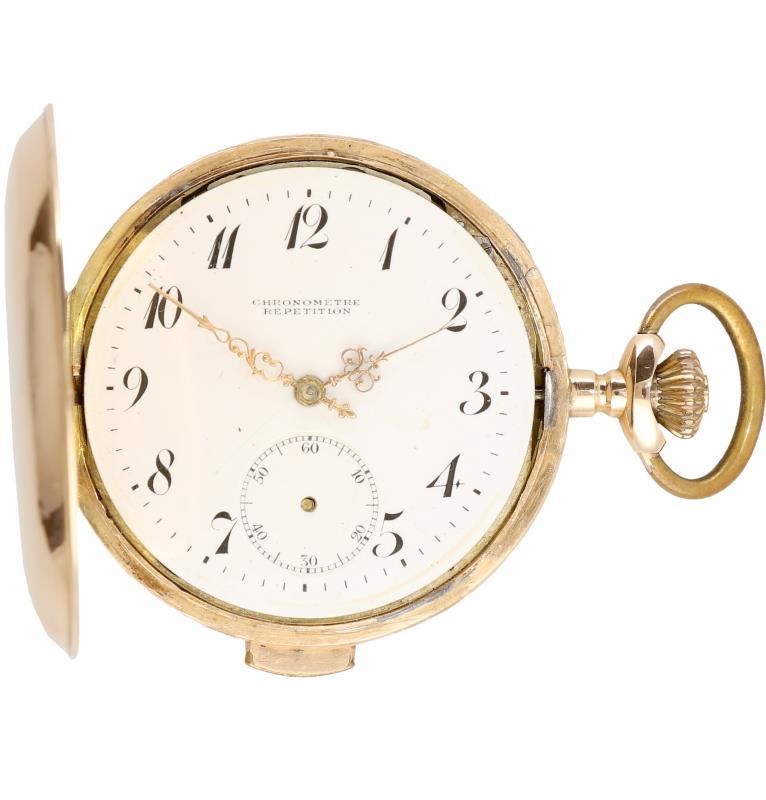 Chronometre Repetition - Herenzakhorloge - Handopwindbaar.