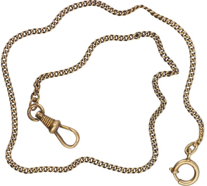 Zakhorloge ketting geelgoud - 14 kt.