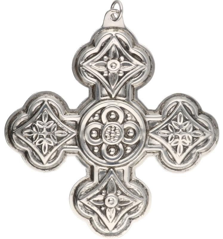 Religieuze hanger zilver - 925/1000.