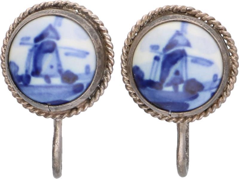 Oorknoppen zilver - 835/1000.