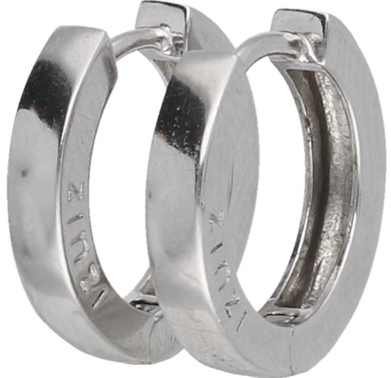 Zinzi hele creool oorringen zilver - 925/1000.