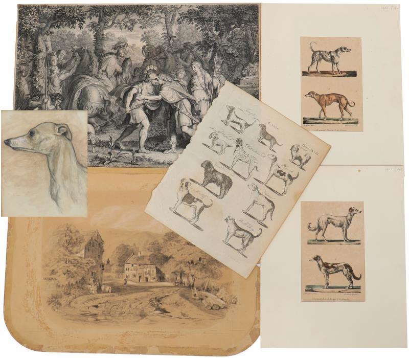 (5) Gravures en 1 tekening.