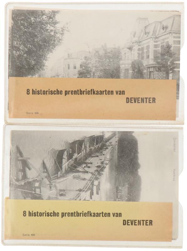 (2) Ansichtkaarten Deventer.