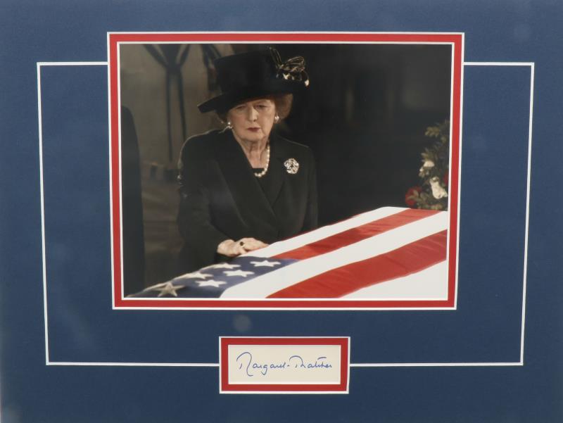 Originele handtekening van Thatcher Margaret.