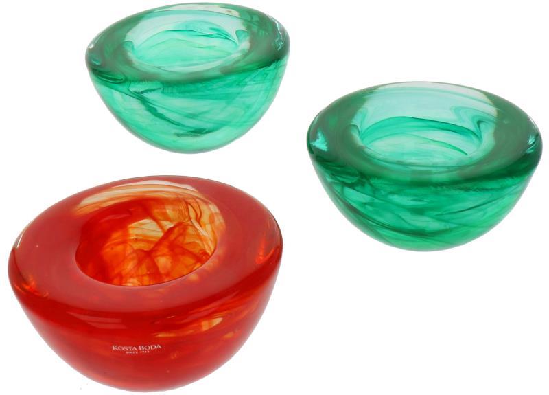 (3) Waxinelicht houders.