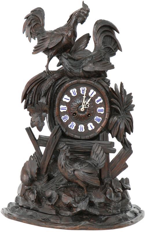 Houten pendule. 