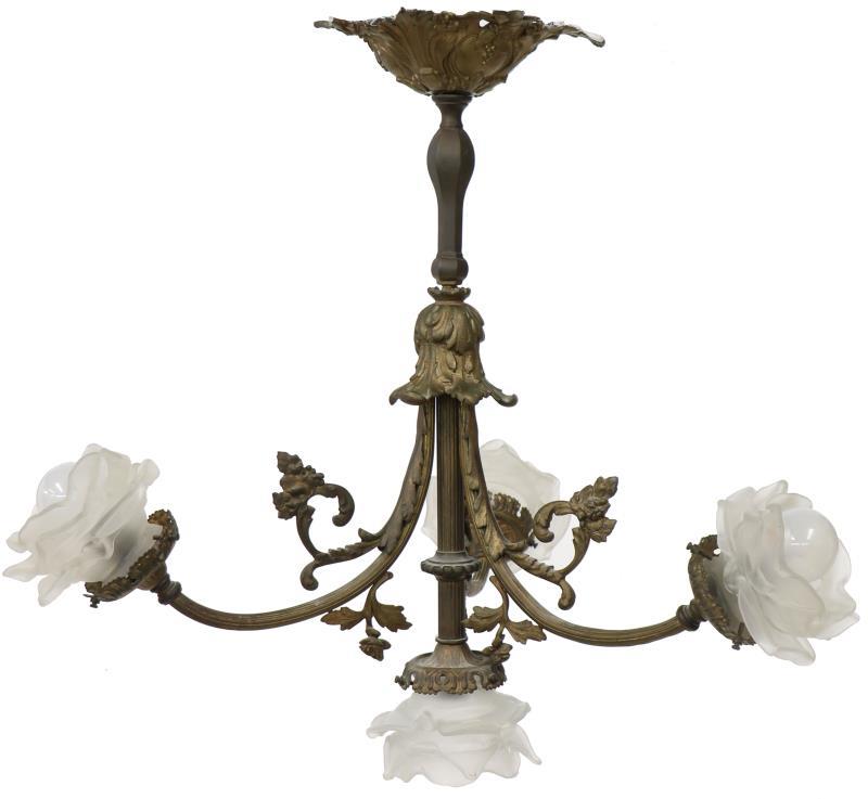 4-Lichts plafondlamp.