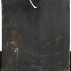 Een Russische kalender ikoon met afbeeldingen van Heiligen, 19e eeuw.