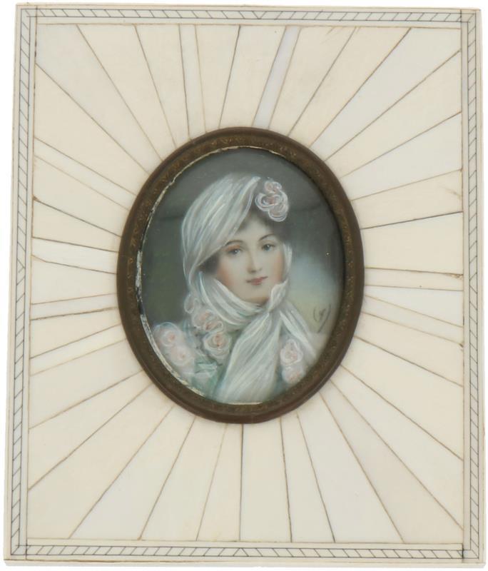 Portret van een dame.
