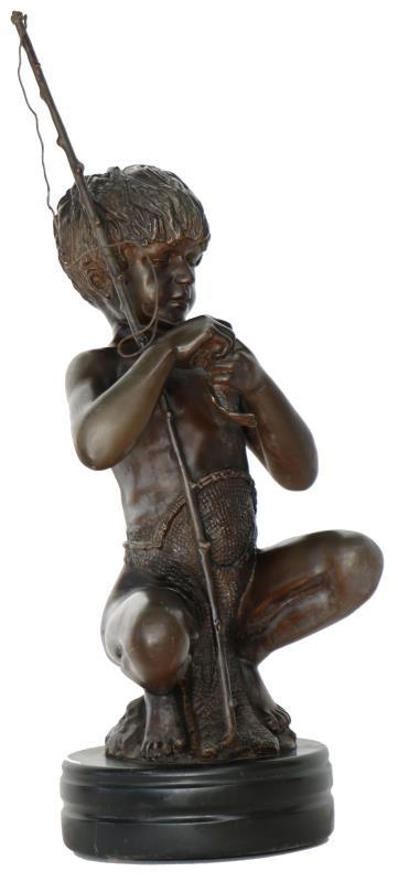 Bronzen beeld. 