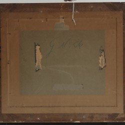 Andreas Schelfhout (Den Haag 1787 - 1870), Activiteiten op het strand bij Scheveningen met Seinpostduin en de Oude Kerk.