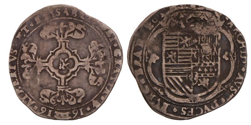 3 Patards Albert & Elisabeth Brabant 1616. Zeer Fraai.
