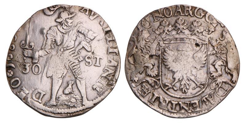Daalder van 30 stuiver Deventer 1685. Fraai +.