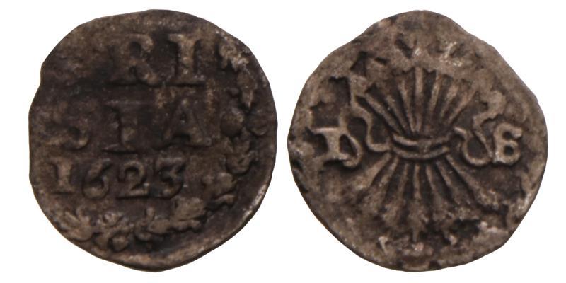 1 Stuiver Friesland 1623. Fraai.