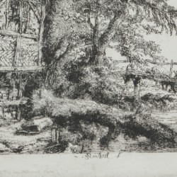 Jacob van Ruysdael (Haarlem 1628 - 1682 Amsterdam), De kleine Brug.