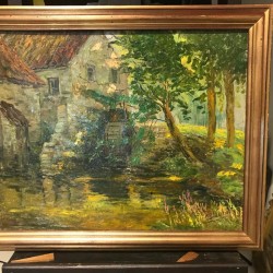 Jan Baartmans (Bergen Op Zoom 1898 - 1968), Bij de watermolen.