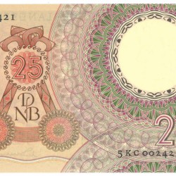 Nederland 25 gulden Bankbiljet Type 1955 Huygens - UNC