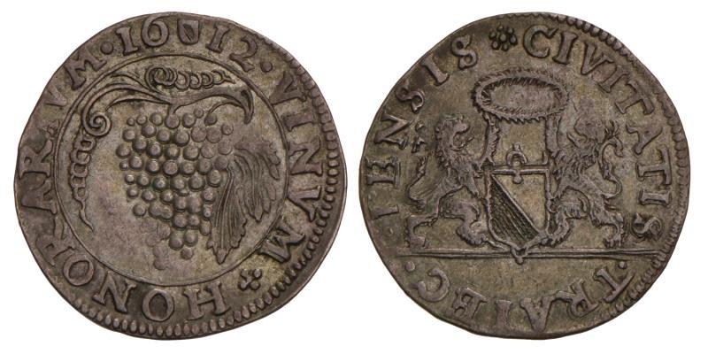 Nederland. Utrecht. 1612. Wijnpenning.