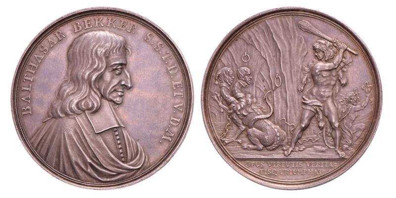 Nederland. 1692-1698. Dood van Balthasar Bekker. Predikant te Amsterdam. Door J. Smetzing vL.IV, 225.4.