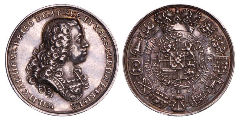 Nederland. 1731. Inhuldiging prins Willem Karel Hendrik Friso als stadhouder van Friesland. VvL. 77.
