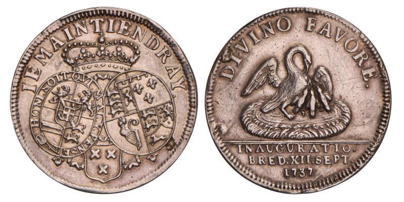 Nederland. Breda. 1737. Inhuldiging stadhouder.