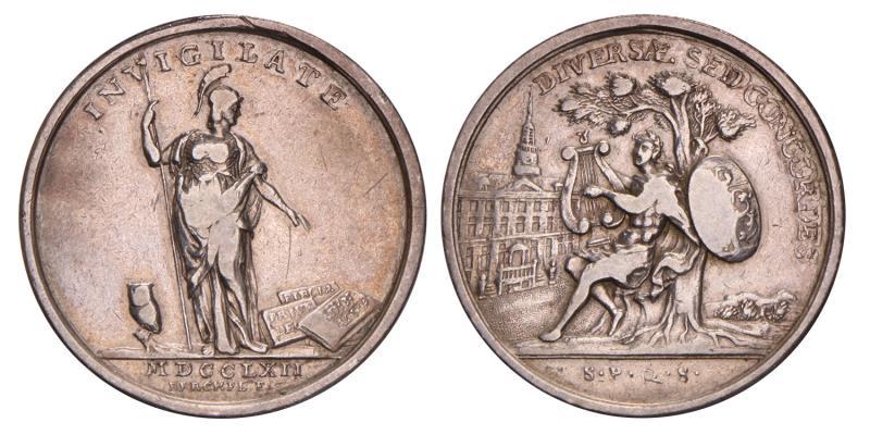 Nederland. Den Bosch. 1762. Dubbele Stadhuispenning.