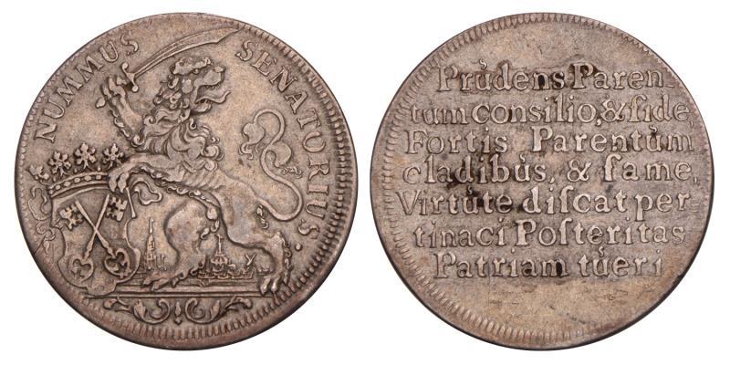 Nederland. Leiden. z.j. Vroedschapspenning.