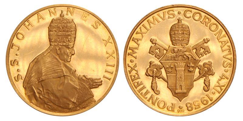 Vaticaan. Rome. 1958. Kroning Johannes XXIII.