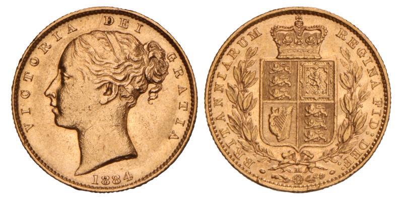 Australia. Victoria. Sovereign. 1884 M.