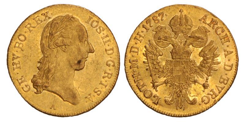 Austria. Joseph II. Ducat. 1787 A.